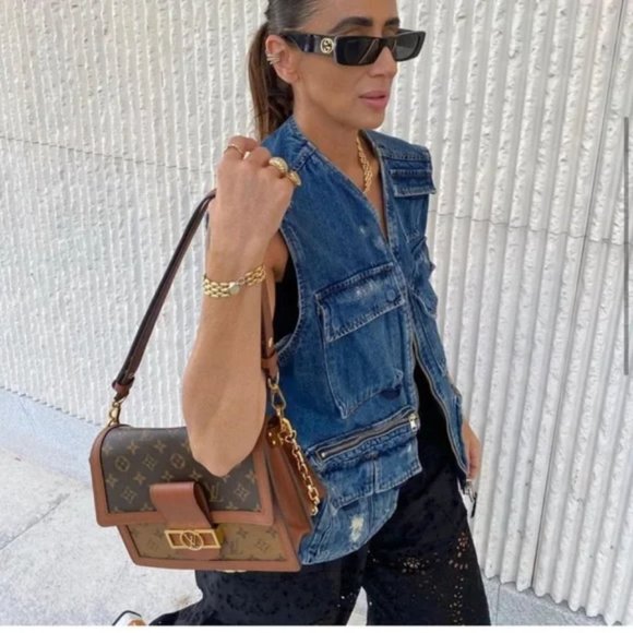 ZARA DENIM UTILITY VESR MULTIPOCKET NEW - Picture 4 of 8